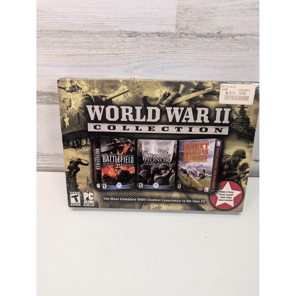 Other - World War II Collection Electronic Arts PC Game T Shooter NTSC-U/C Disc Box